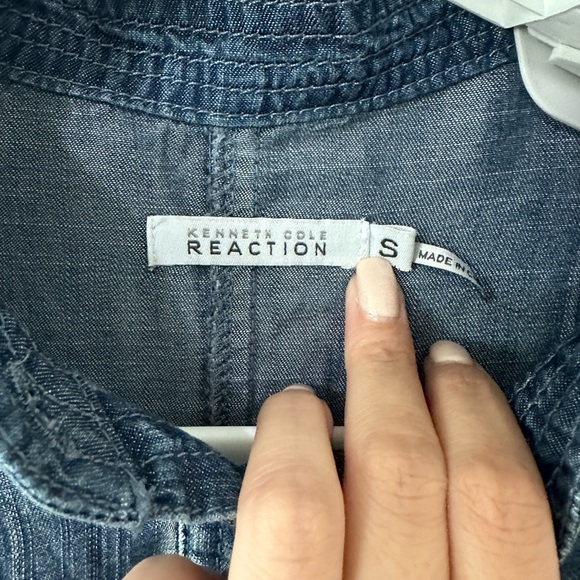 Kenneth Cole Reaction Chambray Tunic Dress‎ Small - Picture 2 of 8